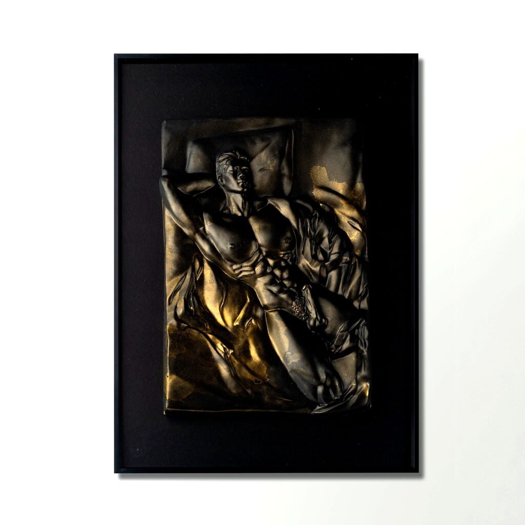 DREAMER male form wall reliefs by MASOMA