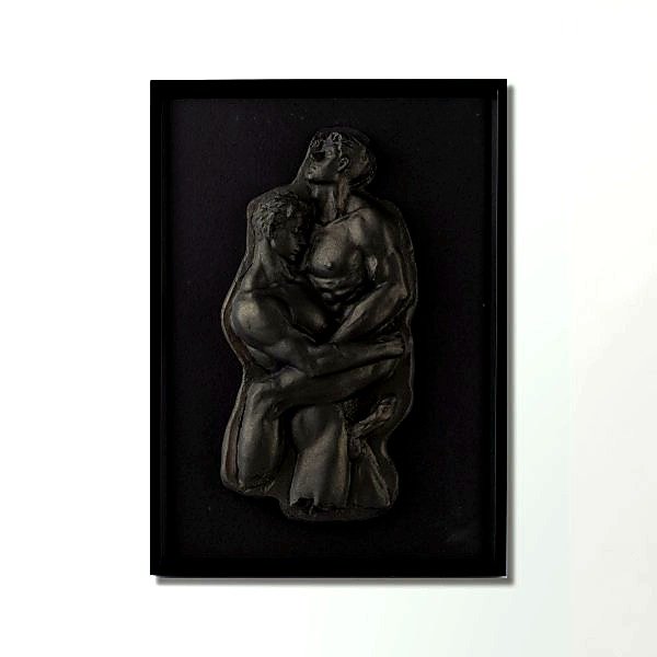 EMBRACE male form wall reliefs by MASOMA
