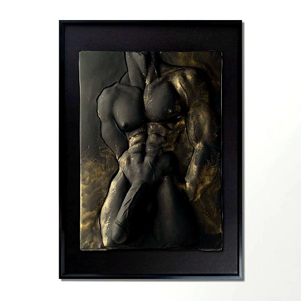 GROWER male form wall reliefs by MASOMA