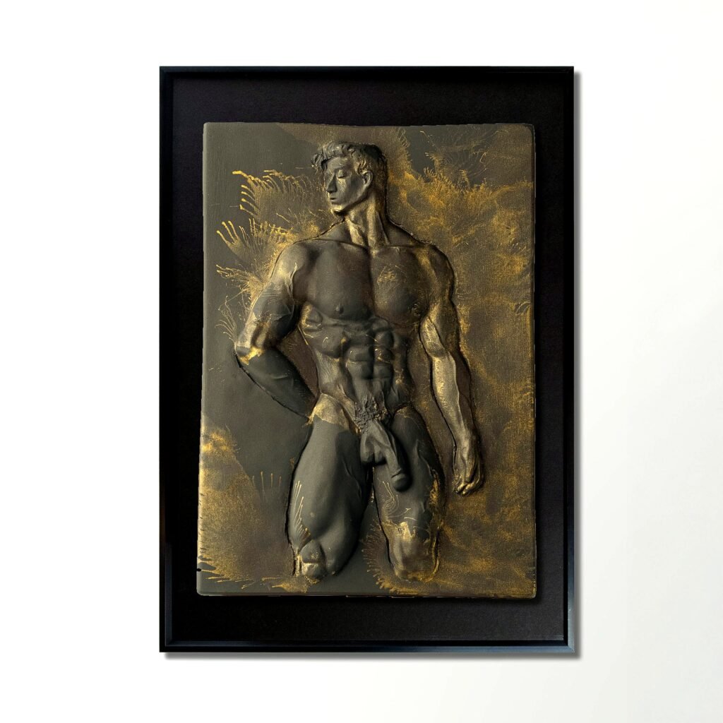 MODELING male form wall reliefs by MASOMA