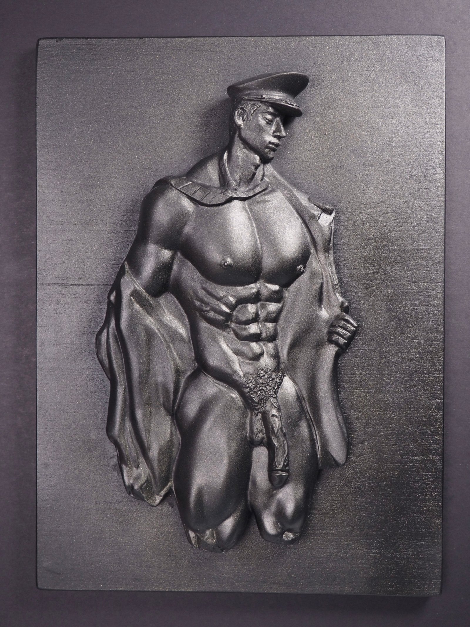 Beneath the Rank Black Gold resin sculpture by MASOMA
