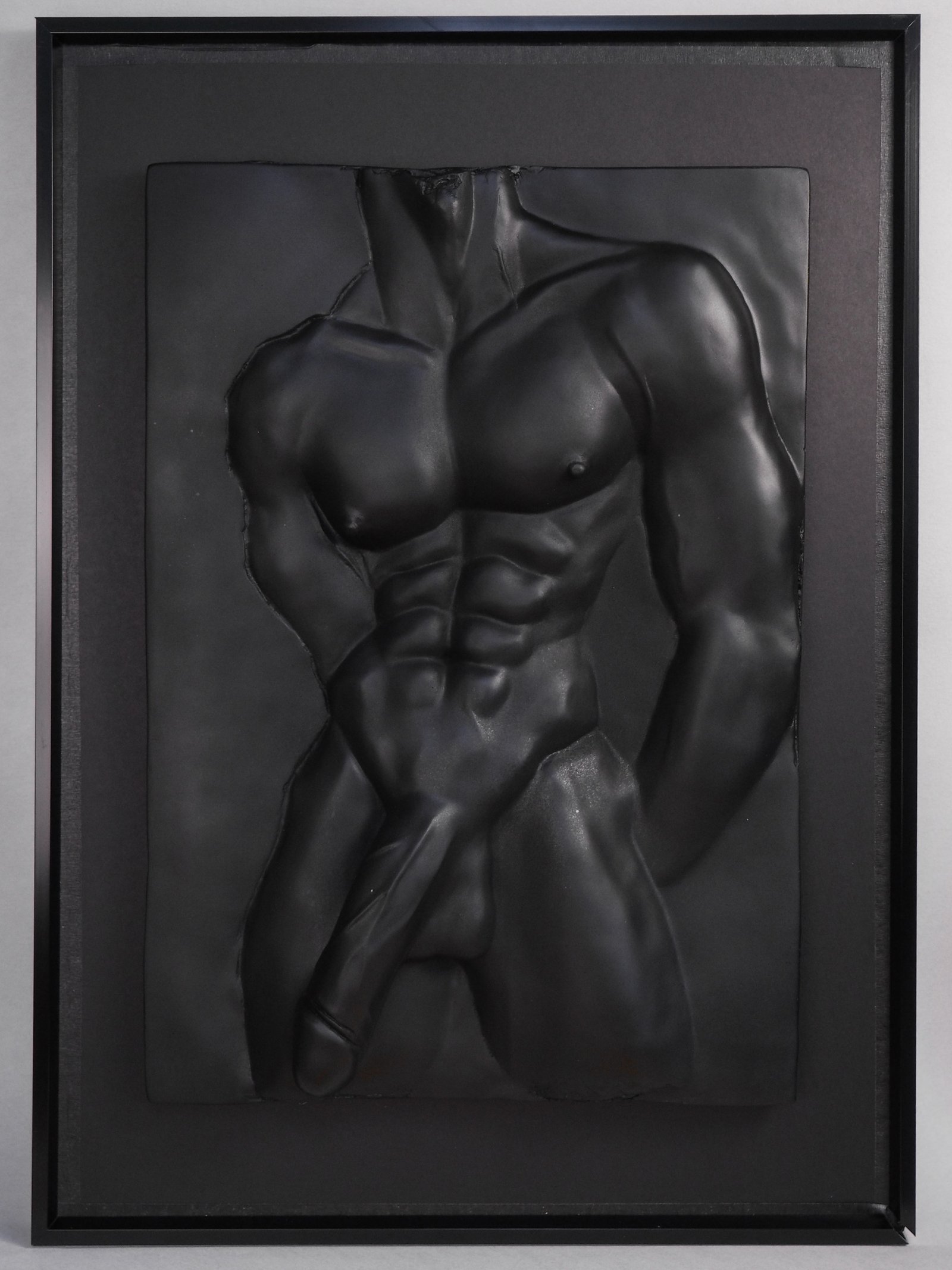 Beyond Measure Pure Black resin sculpture by MASOMA