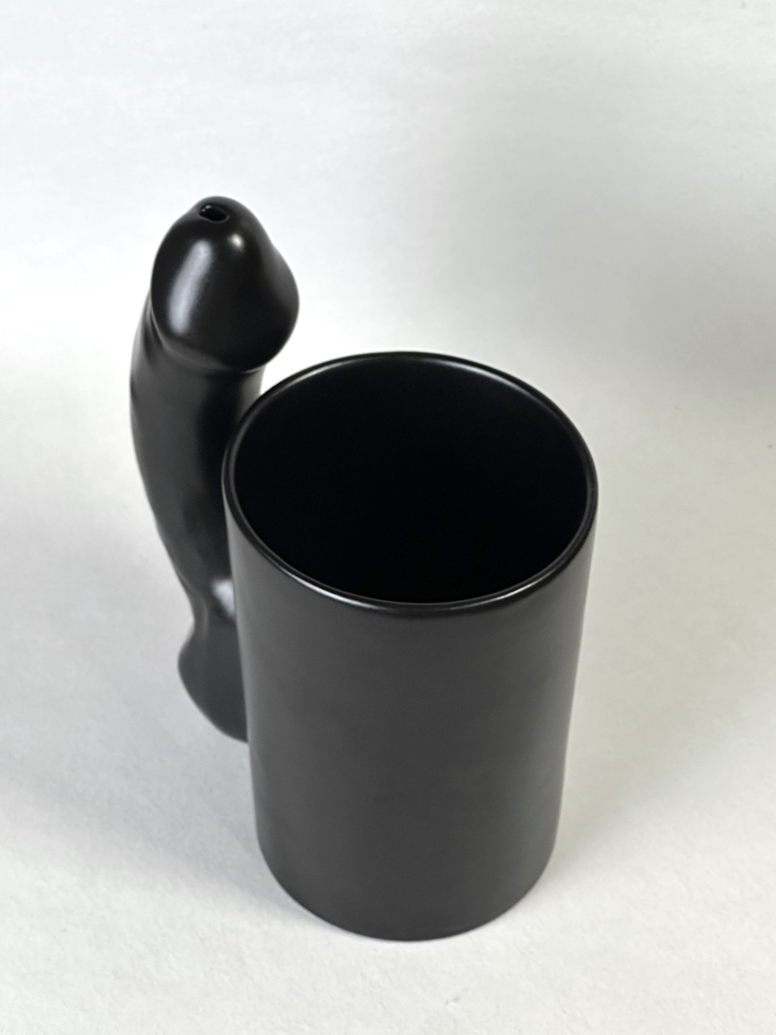 Detail view of Take Hold Black ceramic sculpture